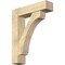 Ekena Millwork Legacy Block Rough Sawn Bracket w/ Offset Brace, Douglas Fir, 8"W x 32"D x 40"H BKT0806X32X40LEC05RDF - alternate 1